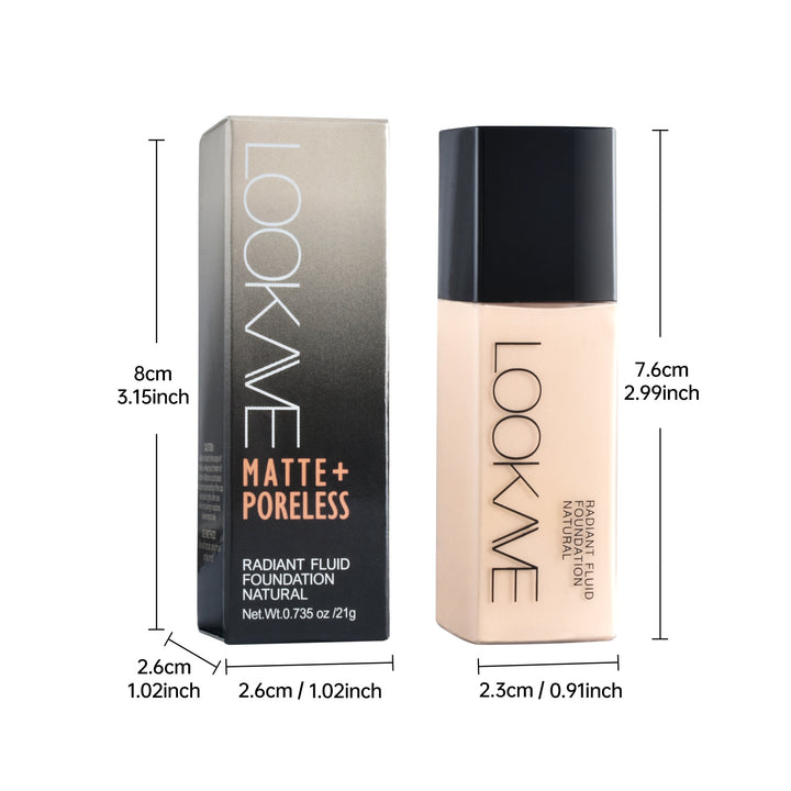 LOOKAVE Matte Liquid Foundation